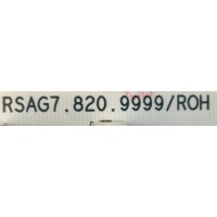 FUENTE DE PODER PARA TV HISENSE / NUMERO DE PARTE 285251 / RSAG7.820.9999/ROH / HLL-999WE / PANEL HD650Y1U72-T0L2\S2\GM\ROH / DISPLAY HV650QUB-F70 / MODELO 65R6E4 65A53FUR